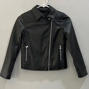 art class Black Quilted Kids Jacket